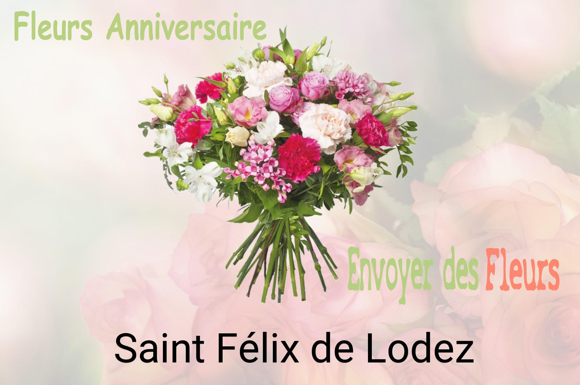 Bouquet de fleurs d’anniversaire livré à Saint-Félix-de-Lodez