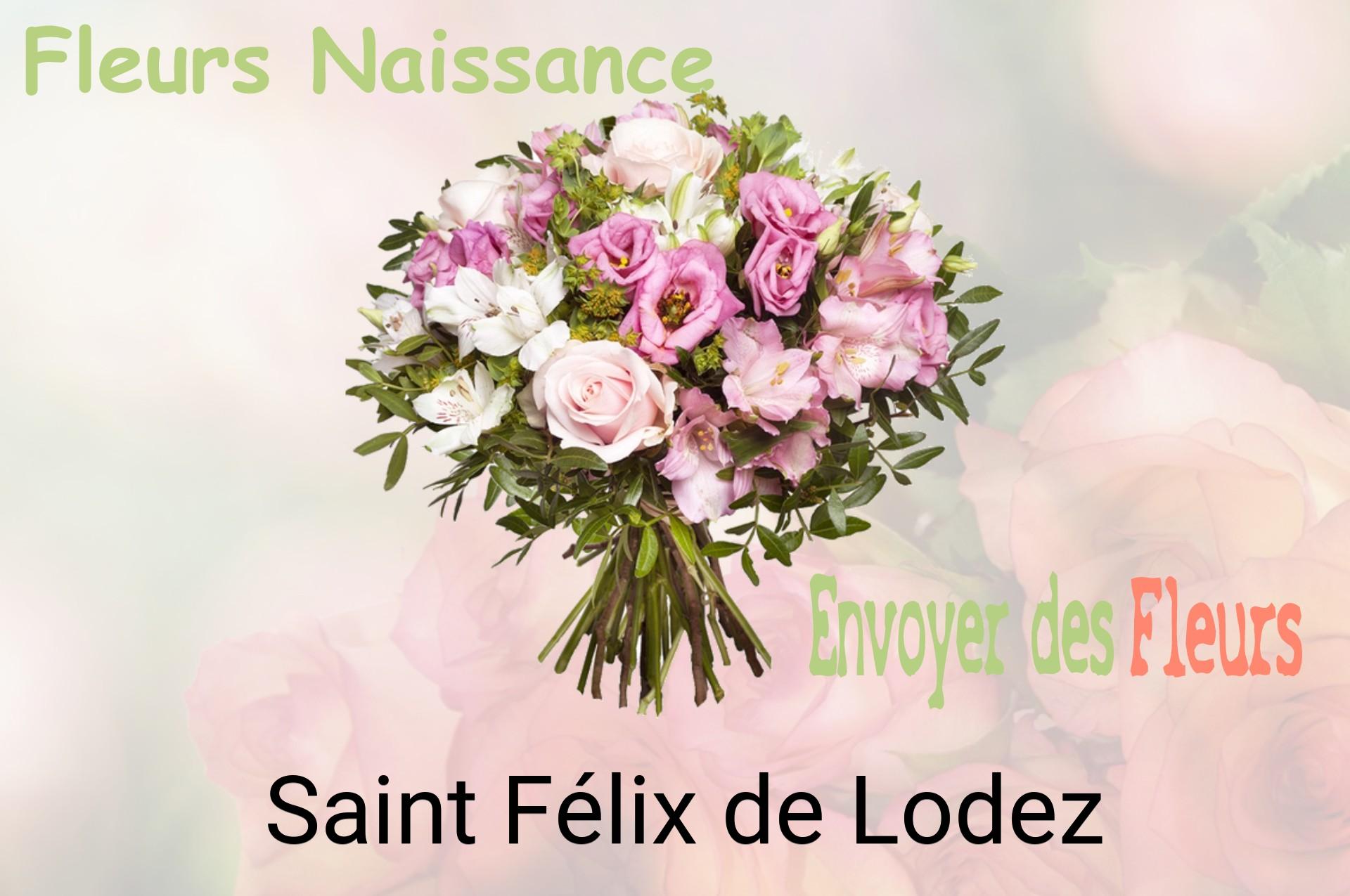 Bouquet de fleurs de naissance livré à Saint-Félix-de-Lodez