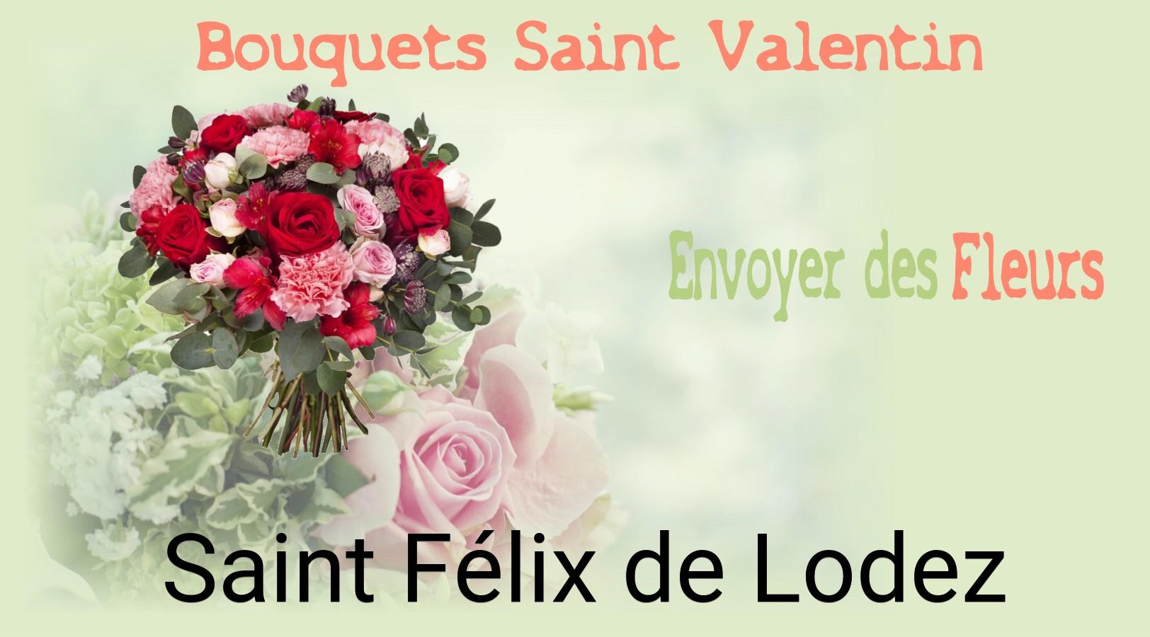 Roses de Saint-Valentin livrées à Saint-Félix-de-Lodez